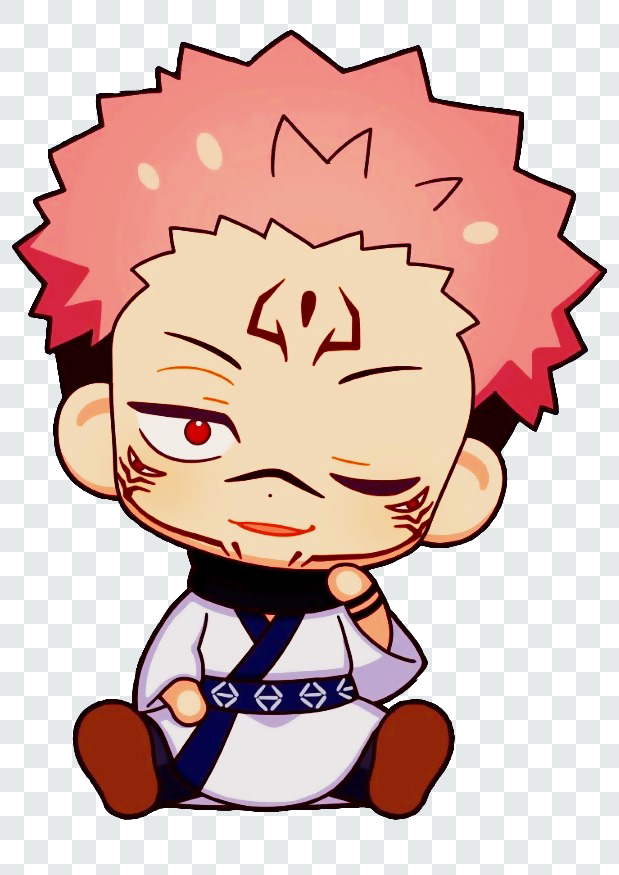 Sukuna Chibi Transparent PNG Jujutsu Kaisen PNGAnime