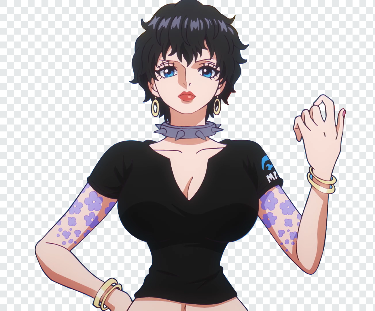 Vice Admiral Doll Transparent PNG from One Piece anime