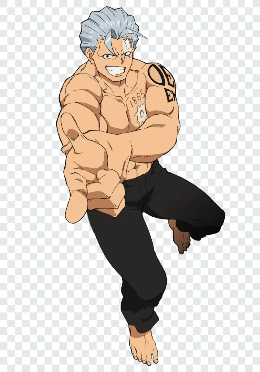 Andy Pointing Transparent PNG from Undead Unluck anime