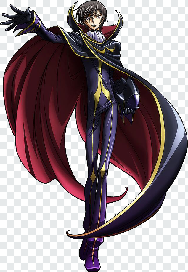 Lelouch Transparent PNG from Code Geass anime