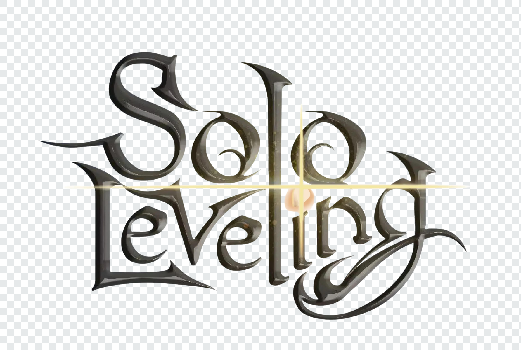 Solo Leveling Logo Transparent PNG