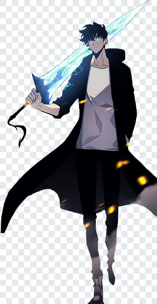 Sung Jin Woo Full Body Solo Leveling Transparent PNG