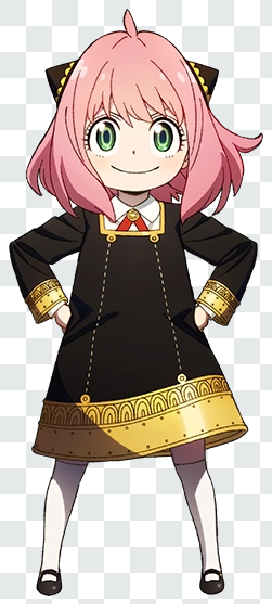 Anya Forger PNG from Spy x Family anime