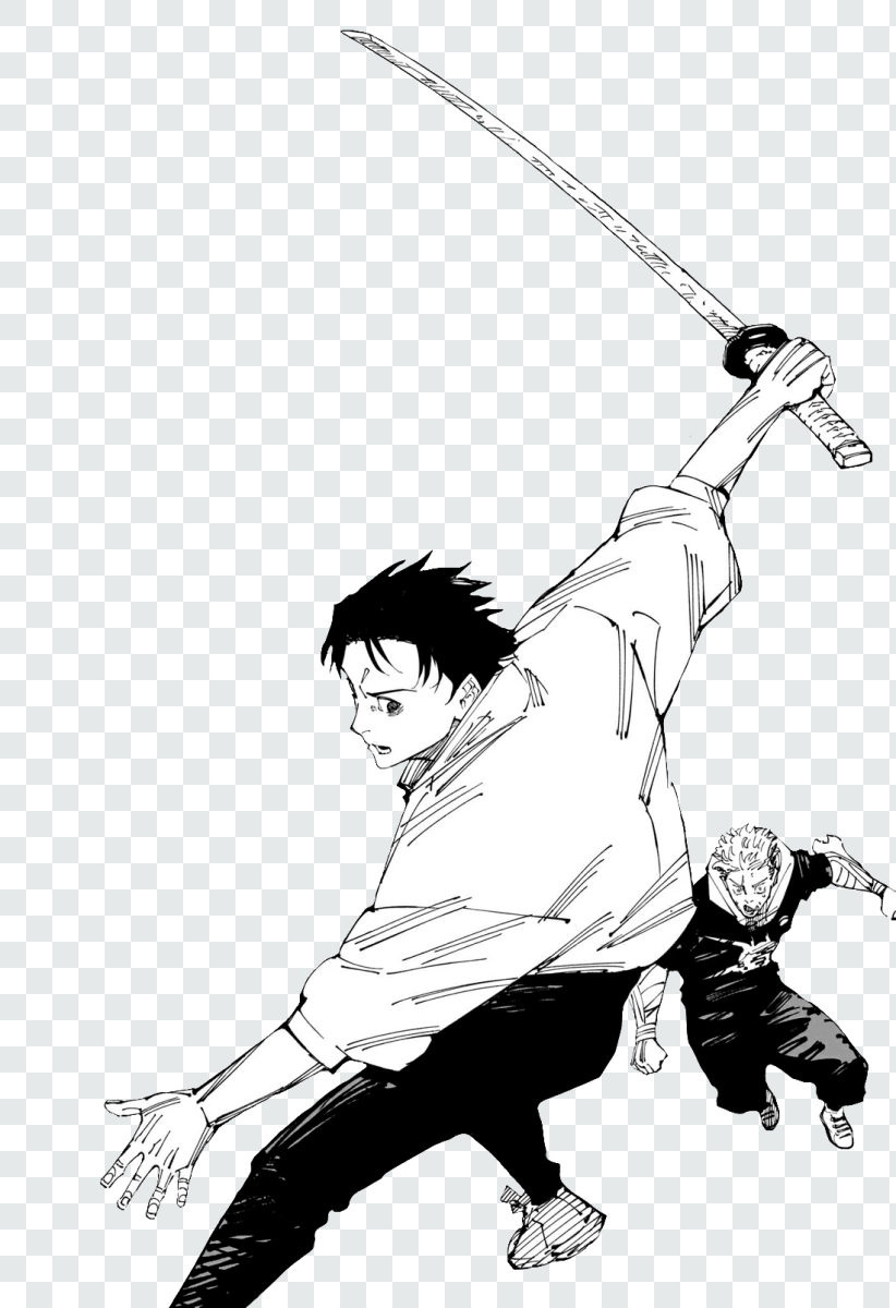 Yuta Okkotsu and Yuki Itadori Transparent PNG from Jujutsu Kaisen anime