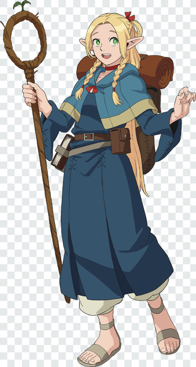 Marcille Donato Transparent PNG from Delicious in Dungeon anime