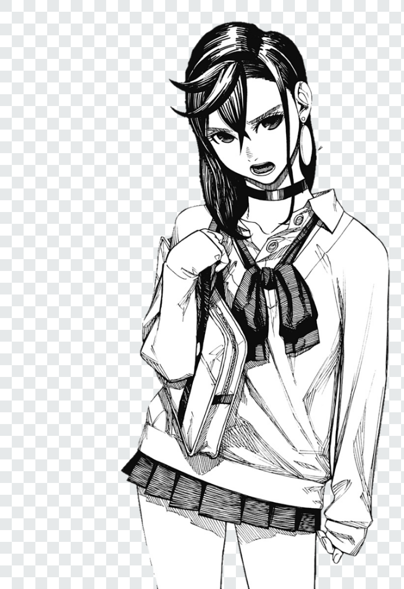 Dandadan Momo Manga Transparent PNG from Dandadan anime