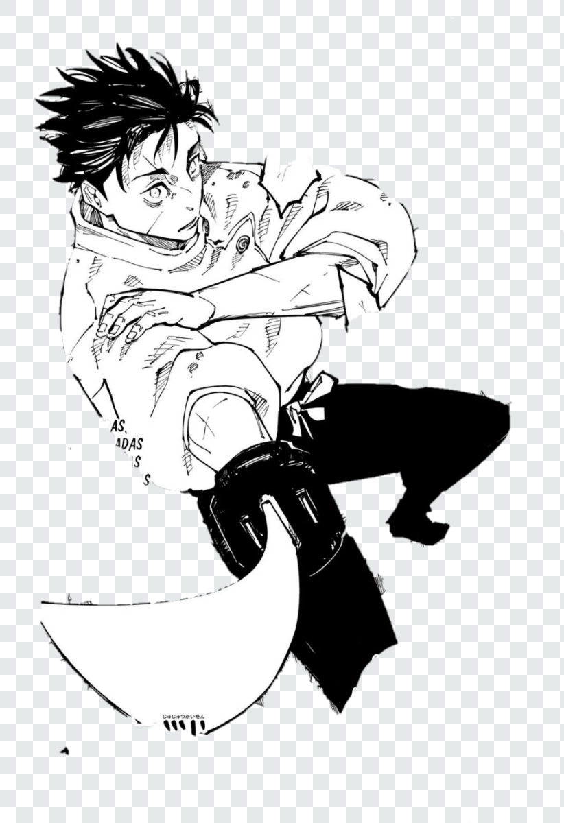 Yuta Okkotsu WIth a sword Transparent PNG