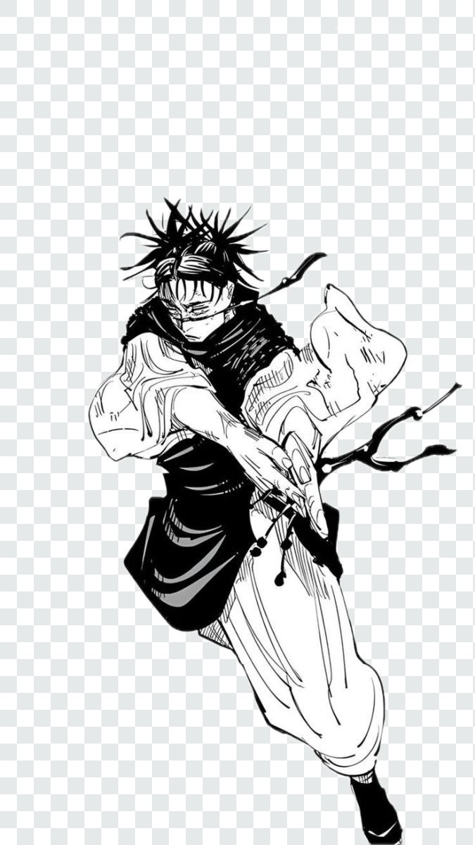 Choso Blood Manga Transparent PNG from Jujutsu Kaisen anime
