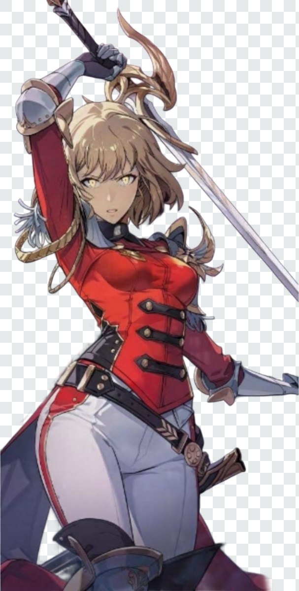 Cha Hae-In with sword Transparent PNG from Solo Leveling anime