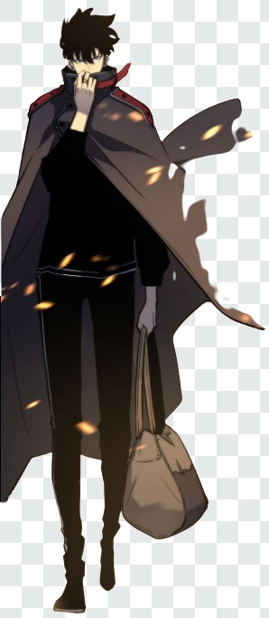 Sung Jin Woo Coat Solo Leveling Transparent PNG